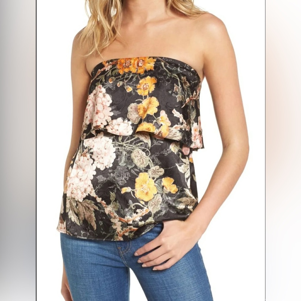 WAYF strapless top size Small